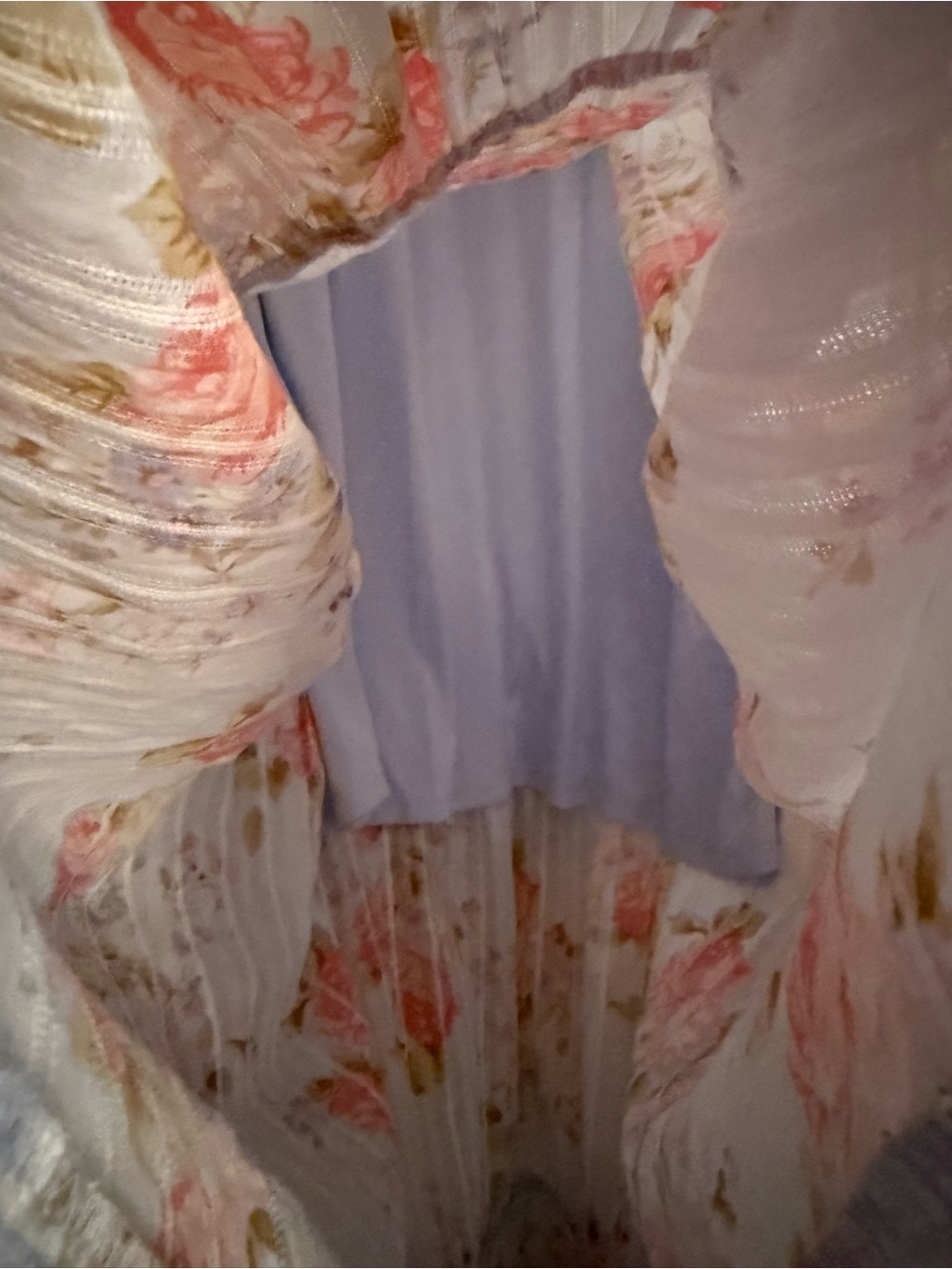 Rewind Floral Smocked Tiered Maxi Dress Cottagecore Boho Prairie XL - Picture 5 of 8